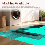 Chic Low Key Abstract Motif(Blue)