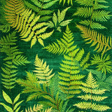 Striking Vintage Botanical Composition(Green)