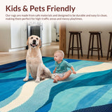 Chic Fluid Abstract Design(Blue)