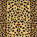 Ultra Soft Area Rug, Non Slip, Stain Resistant, Washable Area Rugs for Living Room, Bedroom, Trendy Soft Animal Pattern Accent(Beige)