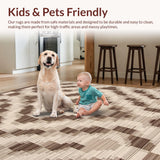 Contemporary Checkered Texture Appeal(Beige)