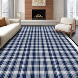 Contemporary Blue Geometric Elegance(Blue)