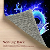 Enchanting Celestial Wildlife Motif(Blue)