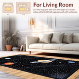 Enchanting Space Exploration Motif(Black)