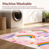 Whimsical Pastel Rainbow Swirl(Pink)