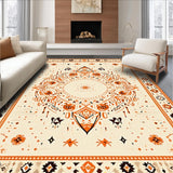 Cozy Rustic Ogee Textured Style(Beige)