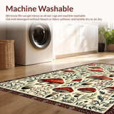 Contemporary Abstract Flora Theme(Beige)