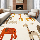 Vibrant Pastel Safari Scene Design(Beige)
