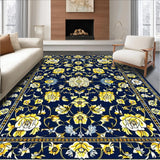 Navy Yellow Geometric Charm(Blue)