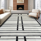 Chic Earthy Striped Motif(Black)