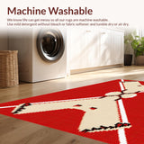Charming Vintage Baseball Motif(Red)