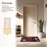 Chic Contemporary Round Design(Red)