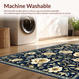 Whimsical Floral and Bird Fusion(Blue)