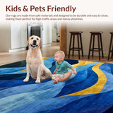 Luxe Modern Geometric Arrangement(Blue)