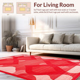 Vibrant Cozy Heart Shaped Accent(Red)