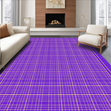 Ultra Soft Area Rug, Non Slip, Stain Resistant, Washable Area Rugs for Living Room, Bedroom, Fresh Minimalist Purple Art Piece(Purple)