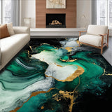 Artful Emerald and Black Contrast(Black)