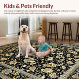 Ultra Soft Area Rug, Non Slip, Stain Resistant, Washable Area Rugs for Living Room, Bedroom, Braided Country Style Living Room Carpet(Yellow)