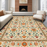 Contemporary Warm Floral Fusion(Beige)