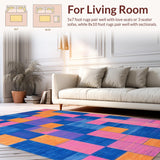 Contemporary Colorful Symmetric Layout(Blue)