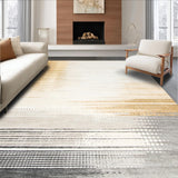 Ultra Soft Area Rug, Non Slip, Stain Resistant, Washable Area Rugs for Living Room, Bedroom, Elegant Gradient Ombre Aesthetic(Gold)