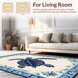 Coastal Blue Turtles Aesthetic(Beige)