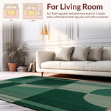 Artistic Textured Geometric Waves(Green)