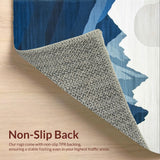 Majestic Mountain Silhouette Aesthetic(Blue)