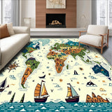 Interactive Global Explorer Play Circle with Continents for Classroom(Green)