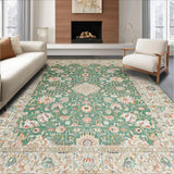 Elegant Sage Green Tiled Design(Ivory)
