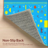 Lively Contemporary Number and Letter Theme(Blue)