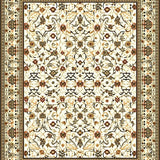 Ultra Soft Area Rug, Non Slip, Stain Resistant, Washable Area Rugs for Living Room, Bedroom, Vintage Natural Braided Boho Round Area(Beige)