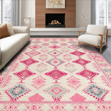 Ultra Soft Area Rug, Non Slip, Stain Resistant, Washable Area Rugs for Living Room, Bedroom, Rustic Vintage Leafy Aesthetic(Beige)