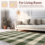 Chic Green Tiled Motif(Beige)