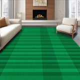 Ultra Soft Area Rug, Non Slip, Stain Resistant, Washable Area Rugs for Living Room, Bedroom, Trendy Green Tartan Decorative Touch(Green)