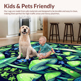 Lively Blue and Brown Mushroom(Green)