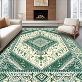 Earthy Tones Retro Diamond Design(Green)