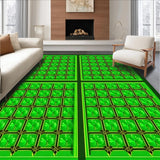 Rustic Shamrock Graphic Motif(Green)