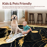 Bold Geometric Black Marble Vision(Black)