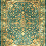 Chic Subtle Abstract Layered Elements(Blue)