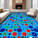 Bright Blue Geometric Inspiration(Blue)