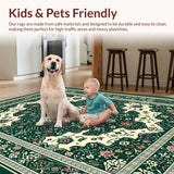 Vintage Floral Tiled Design(Green)