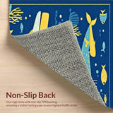 Oceanic Playful Graphic Motif(Blue)