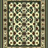Ultra Soft Area Rug, Non Slip, Stain Resistant, Washable Area Rugs for Living Room, Bedroom, Distressed Green and Brown Living Room Rug(Beige)