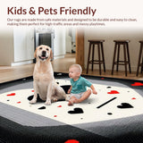 Chic Monochrome Patterned Mat(Black)