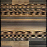 Ultra Soft Area Rug, Non Slip, Stain Resistant, Washable Area Rugs for Living Room, Bedroom, Vintage Inspired Cowhide Style Statement(Black)