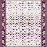 Ultra Soft Area Rug, Non Slip, Stain Resistant, Washable Area Rugs for Living Room, Bedroom, Luxe Monochrome Abstract Style(Purple)
