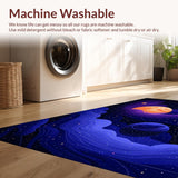 Celestial Blue Toned Galaxy Print(Blue)