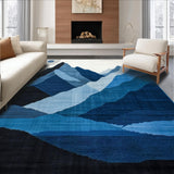 Elegant Cream and Blue Peak(Blue)