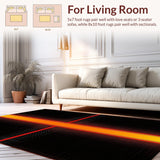 Lively Multicolor Geometric Form(Black)